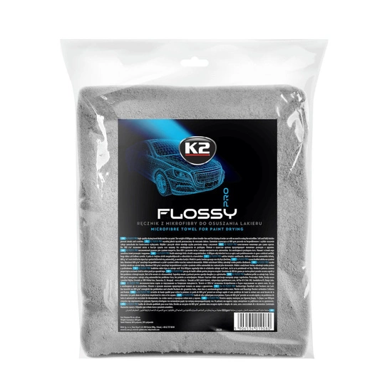 Ręcznik z mikrofibry do osuszania K2 FLOSSY PRO 90x60cm 800gsm
