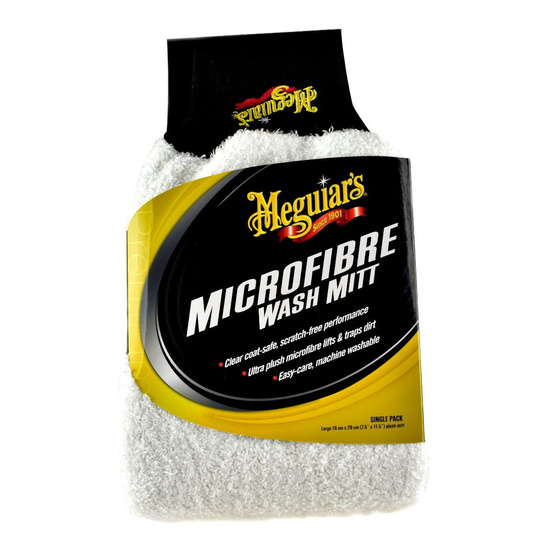 Meguiars Microfiber Wash Mitt - Rękawica z mikrofibry do mycia samochodu