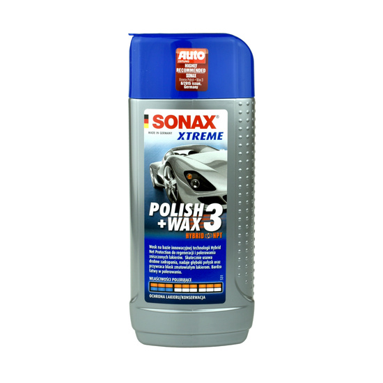 Sonax Xtreme Polish+Wax 3 Hybrid NPT- wosk do starych i zniszczonych lakierów 250ml